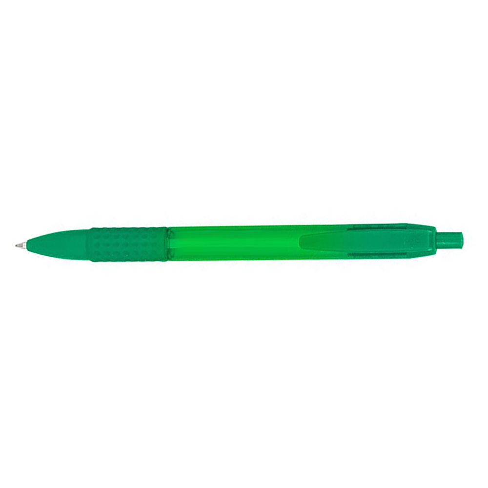 Customized Stick Pens with Gripper - Green