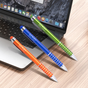 Custom Twist Metal Pen with Stylus
