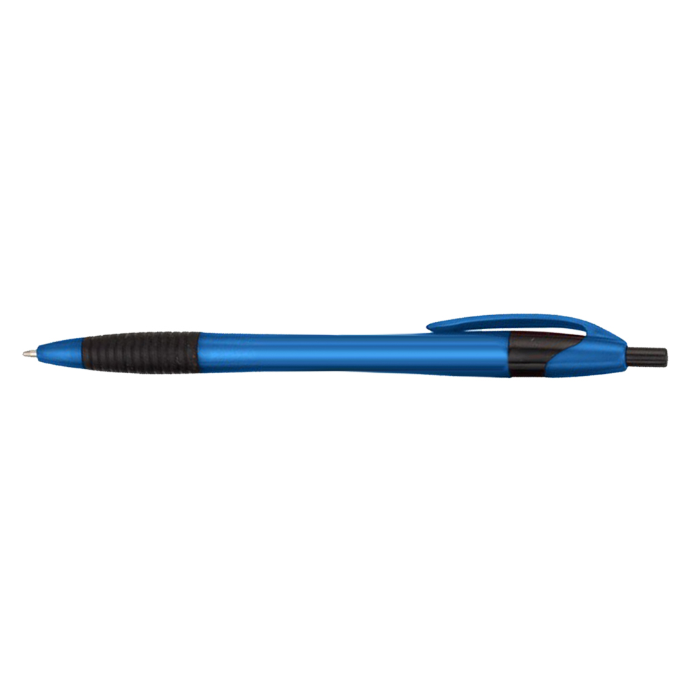 The Gripped Slimster Click Action Pen Blue
