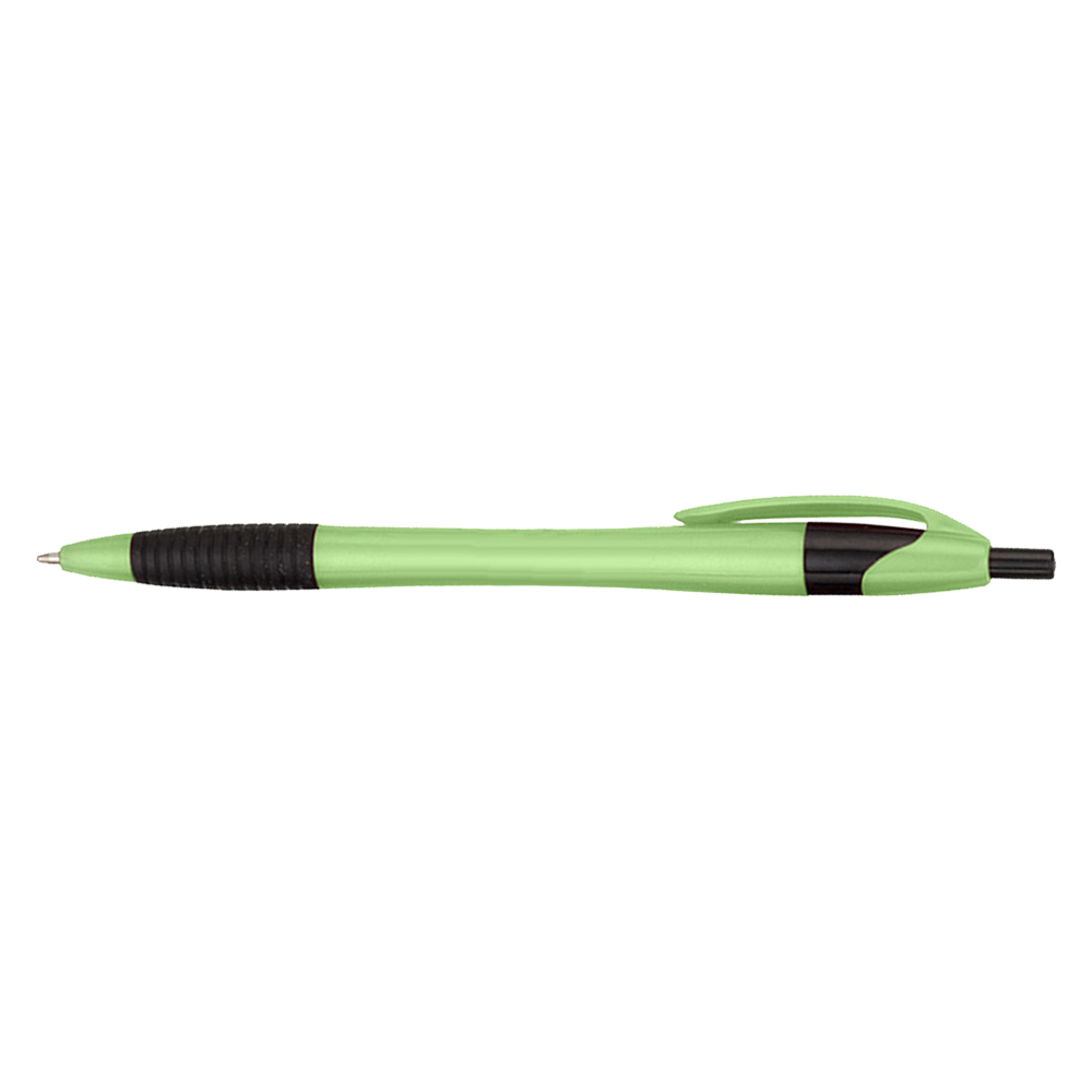 The Gripped Slimster Click Action Pen Green