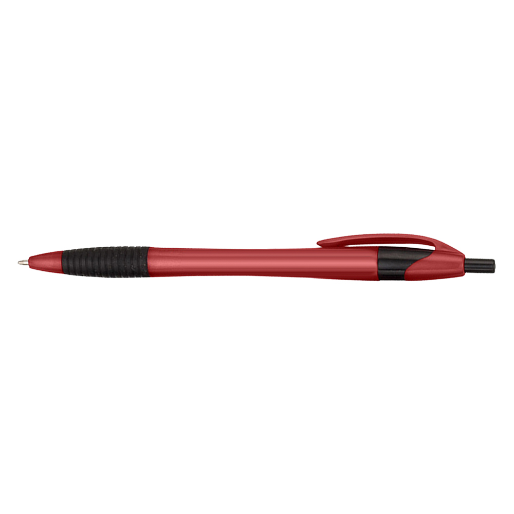 The Gripped Slimster Click Action Pen Red