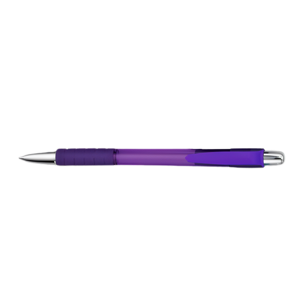 Zaz Retractable Style Pen Purple