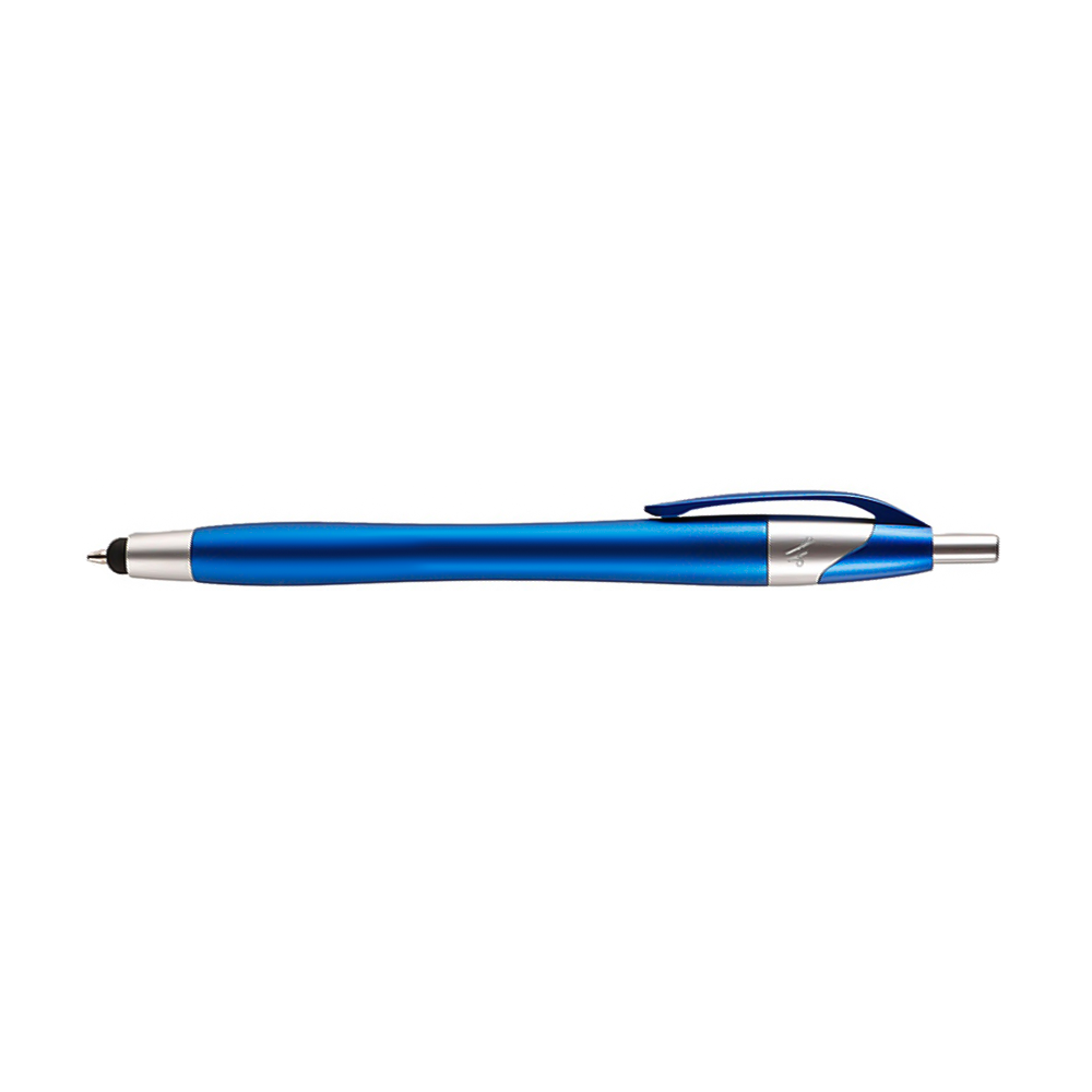 BLUE Custom Retractable Stylus Pen