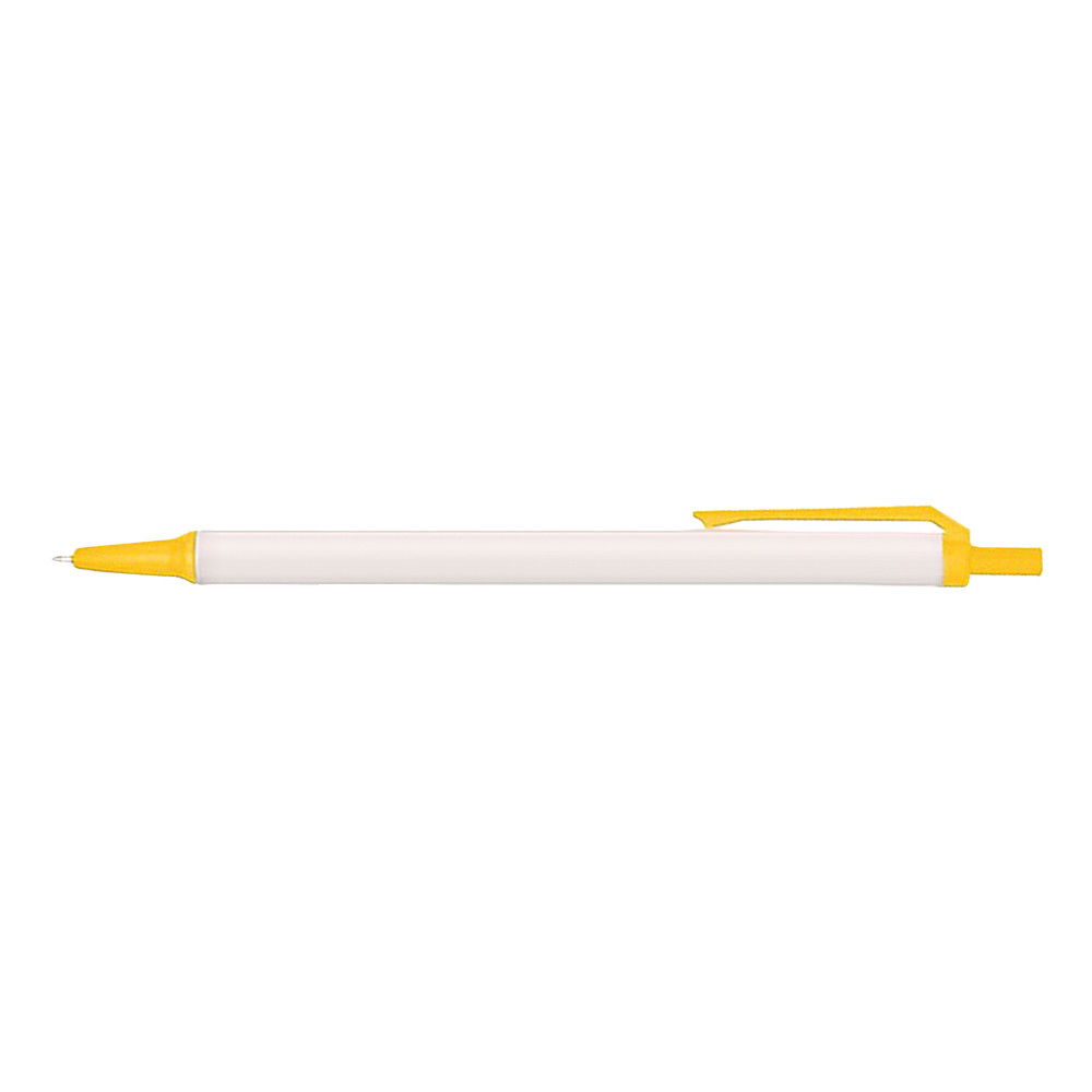 Click Stick Custom Amber Pen White yellow