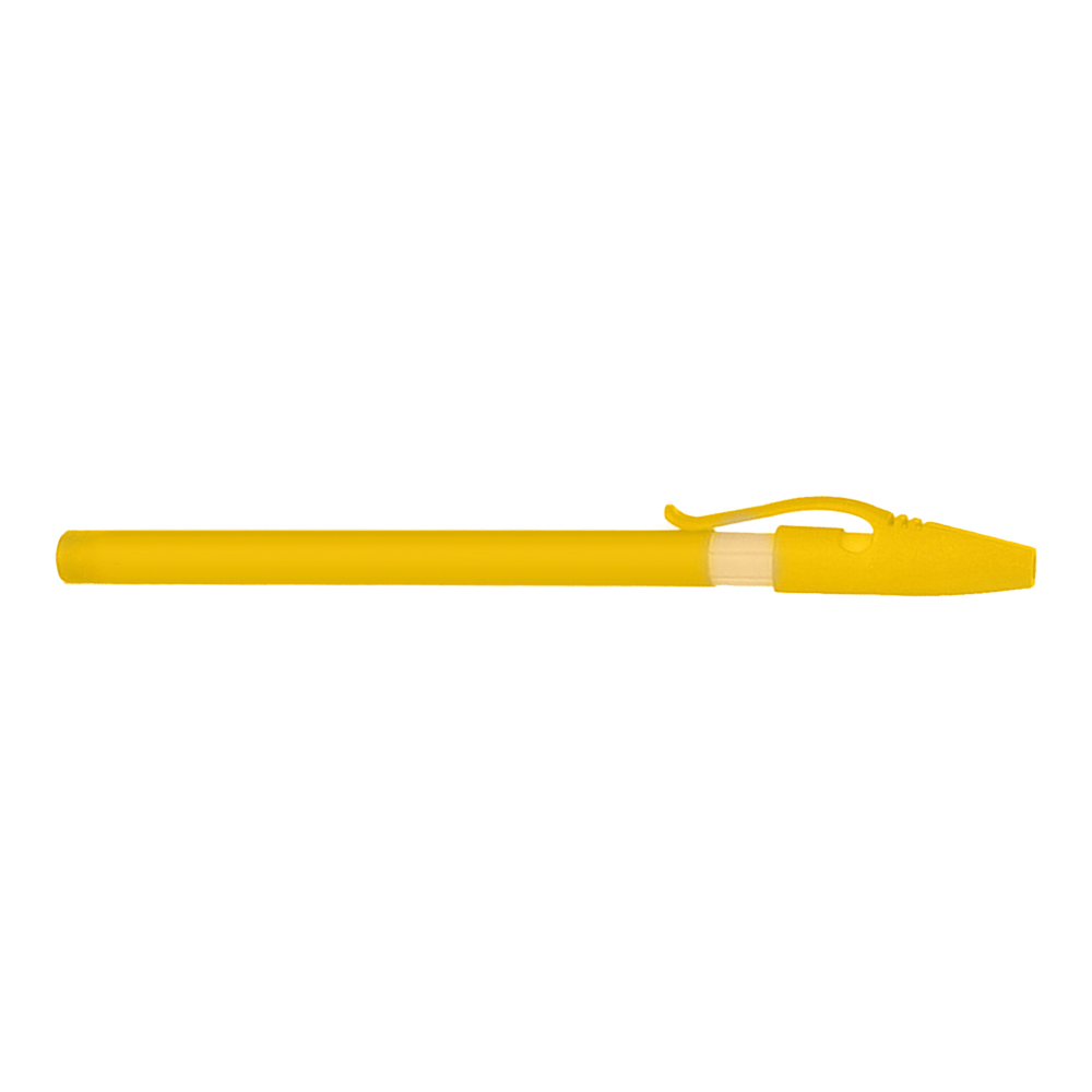 Custom Printed Grip Stick Pens Promos Yellow