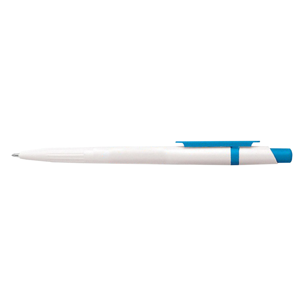Custom Retractable Economic Cedar Click Pen Blue