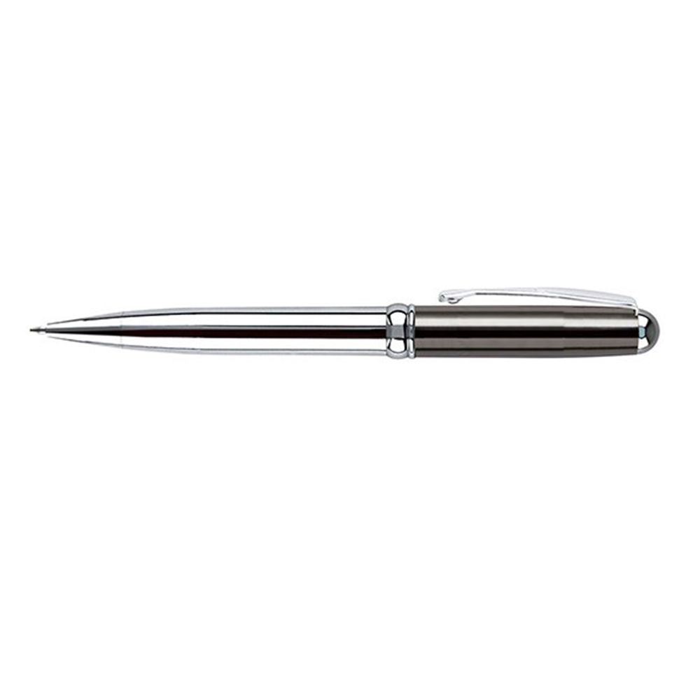 Custom Twist Action Brass Metal Constructed Pen Gray