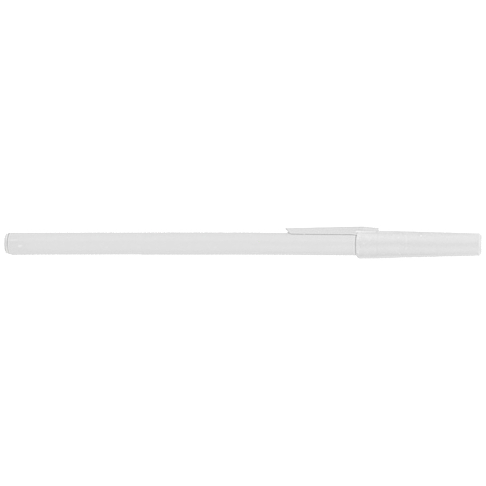 Customized Brittany Stick Plastic Ballpoint Pen White