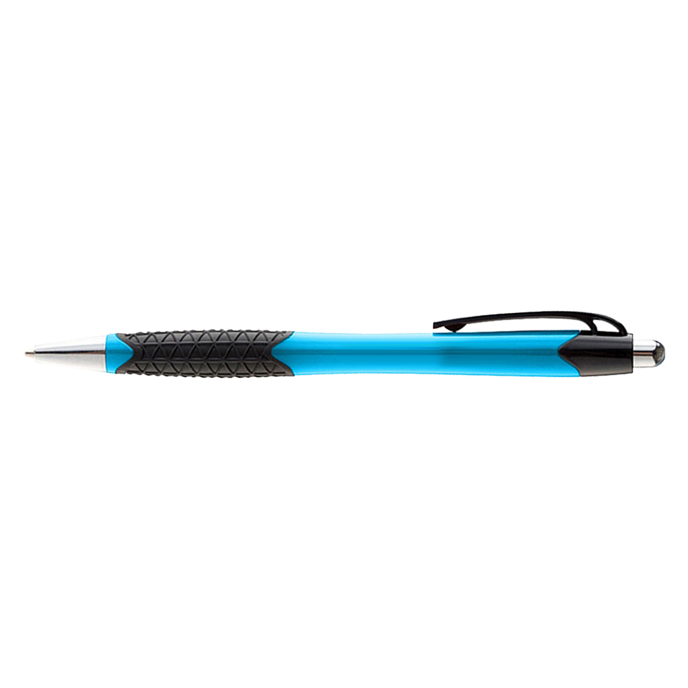 Customized Plastic Island Click Pen Sky Blue