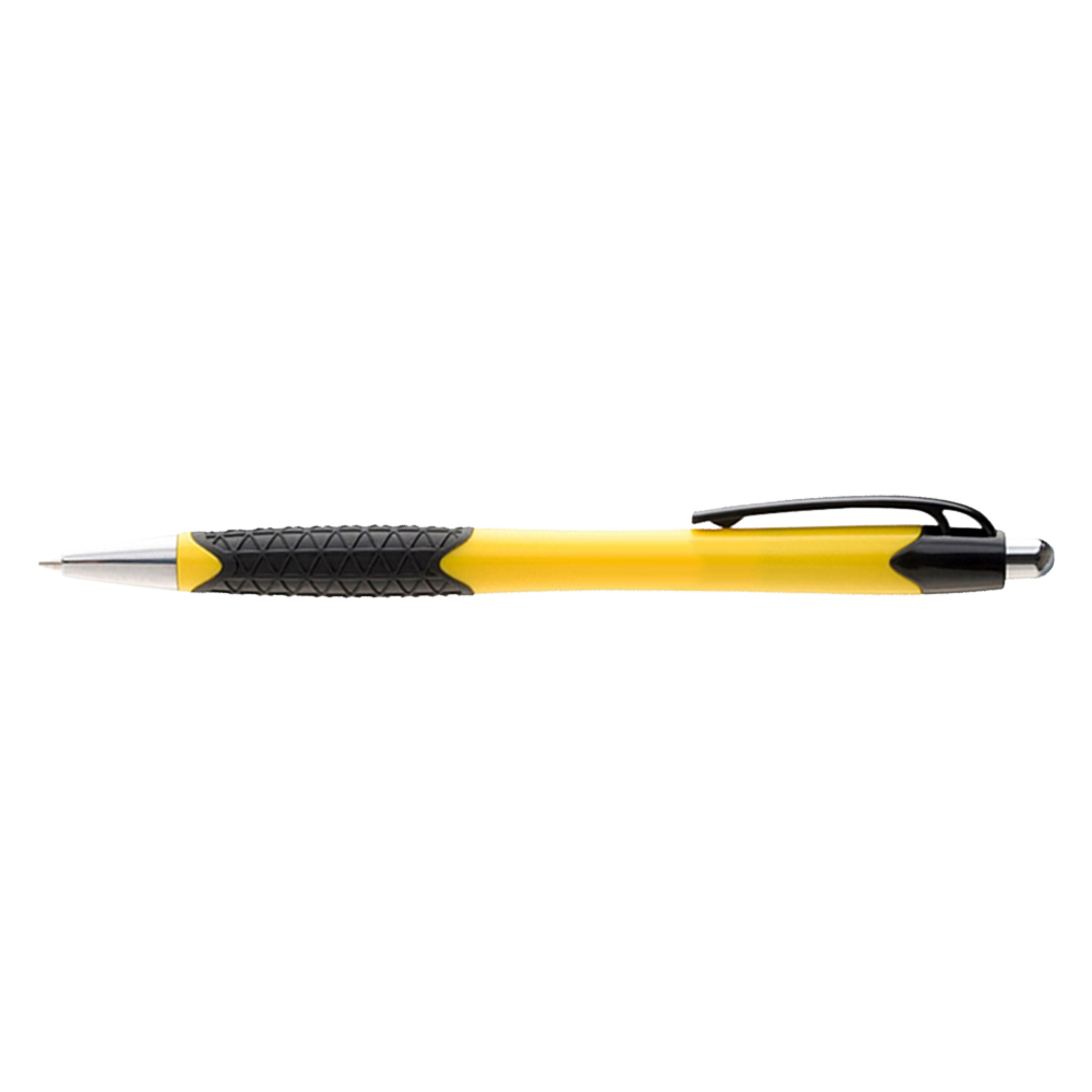 Customized Plastic Island Click Pen Yellow