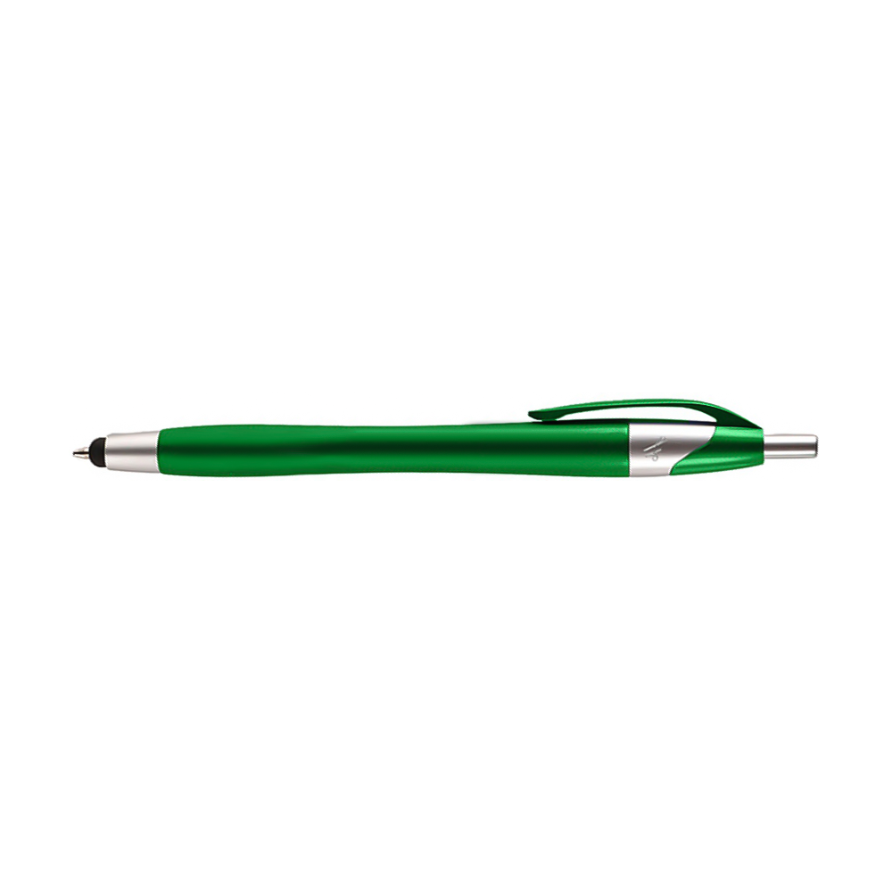 GREEN Custom Retractable Stylus Pen