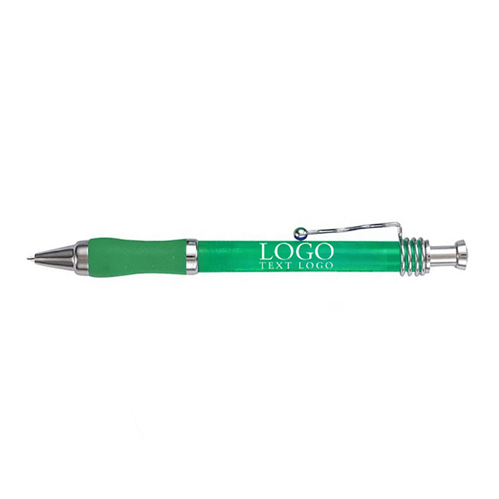 Green Custom Royal Plastic Pen with Logo