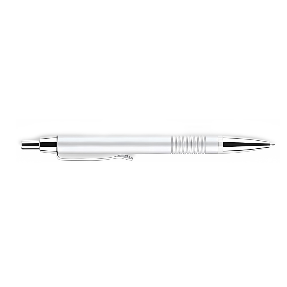 Metal Click Action Brass Ballpoint Pen With Chrome Clip (5)