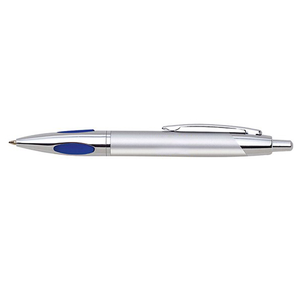 Personalized Click Action Brass Ballpoint Pen Blue