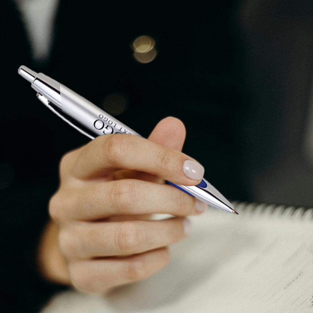 Personalized Click Action Brass Ballpoint Pen 