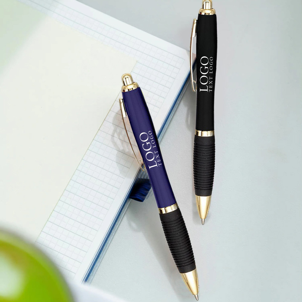 Personalized Hourglass Shaped Retractable Plastic Pen with Logo