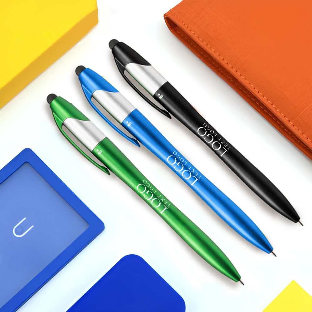 Personalized Multi-Functional Slimster Plastic Pen with Logo