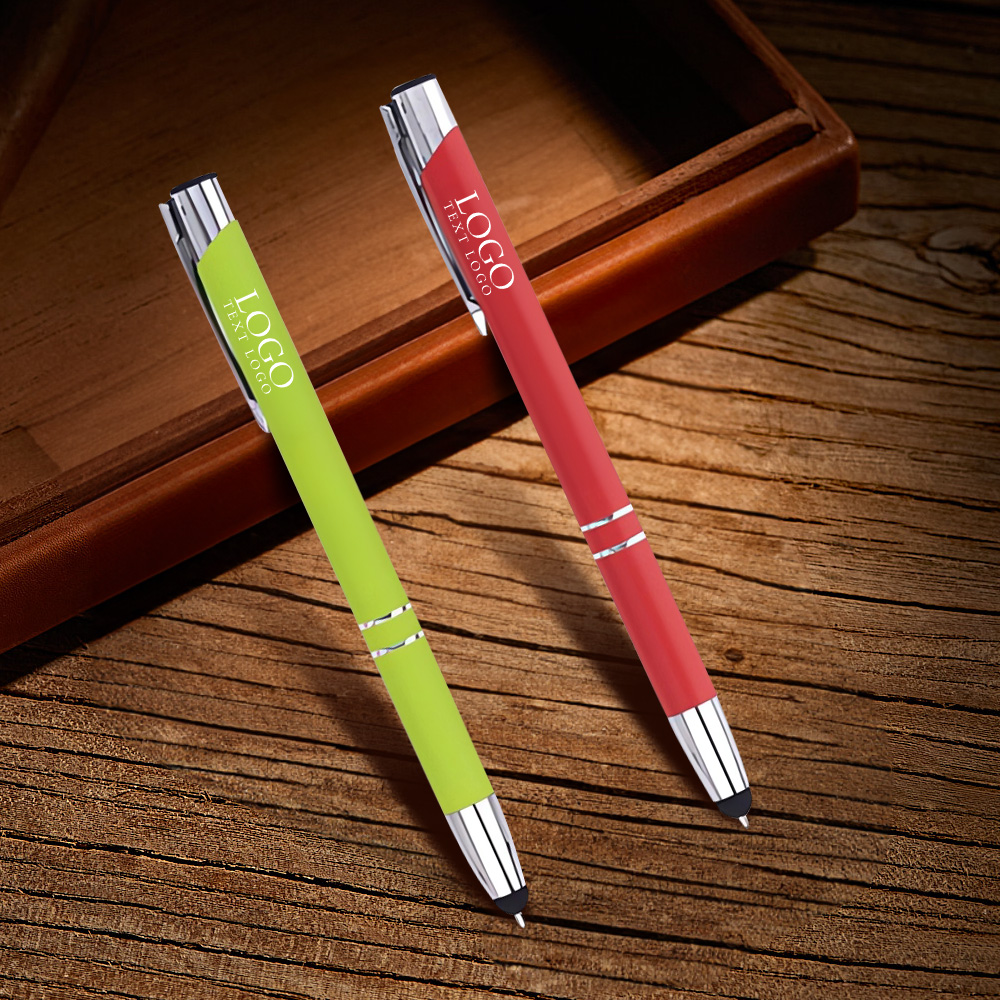 Personalized Soft Touch Retractable Metal Pen