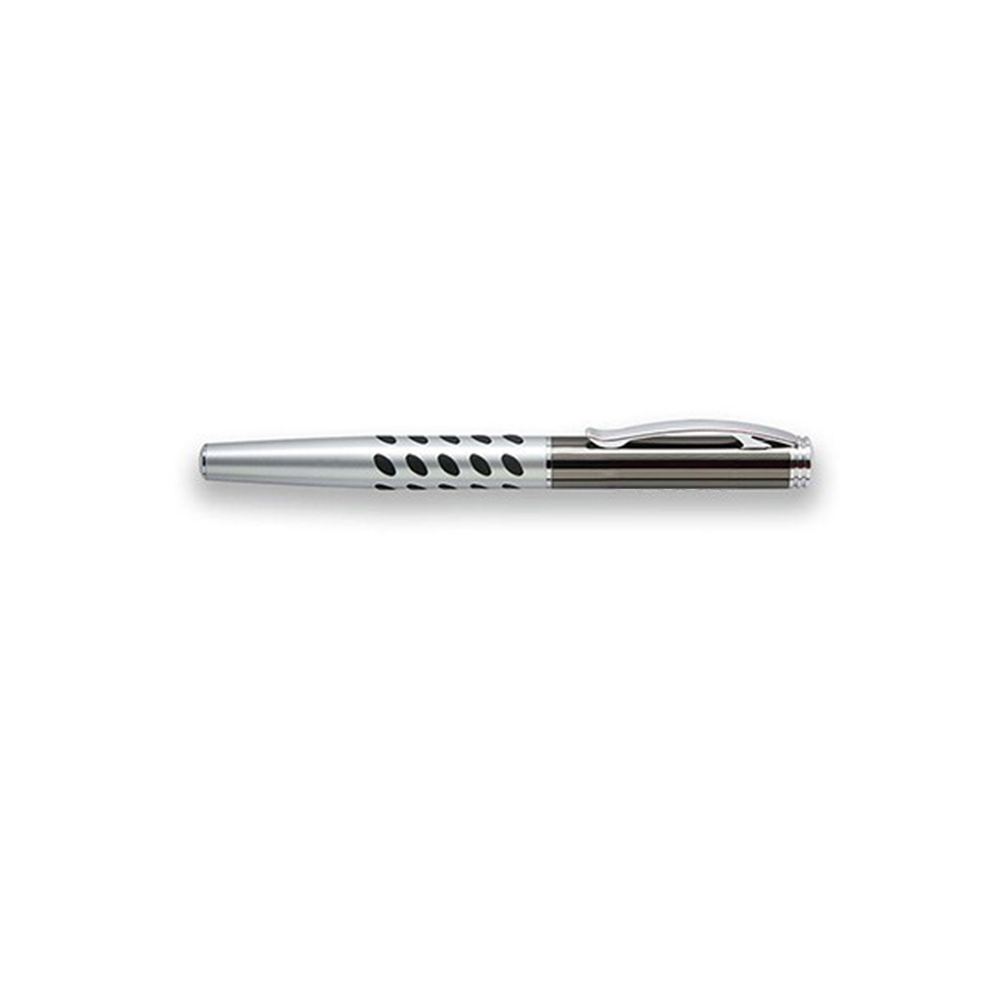 Personalized Solid Brass Metal Ballpoint Pen Gray