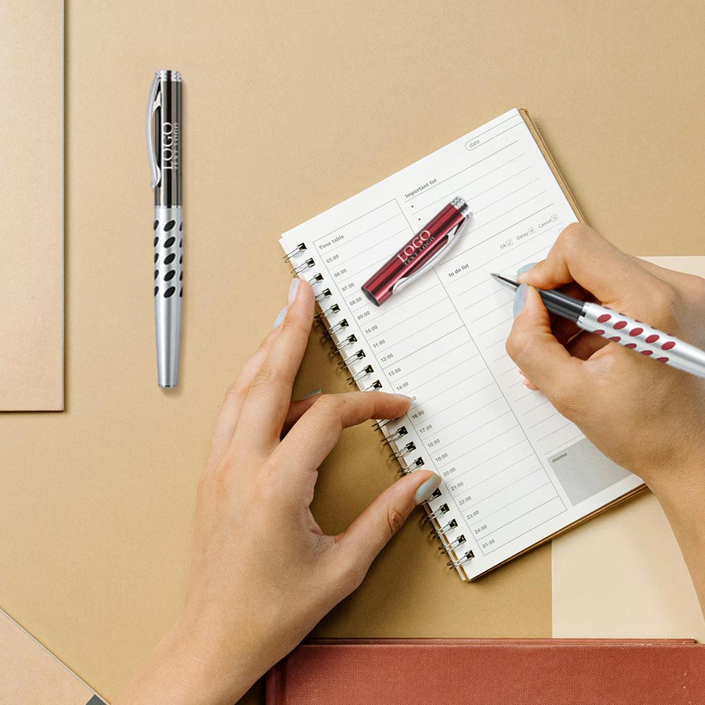 Personalized Solid Brass Metal Ballpoint Pen 