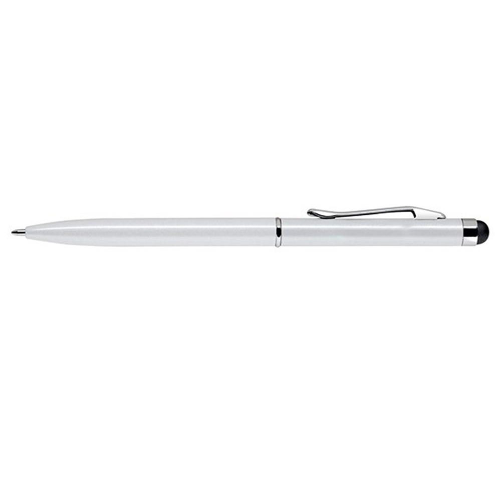 Personalized Twist Action Aluminum Ballpoint Pen White