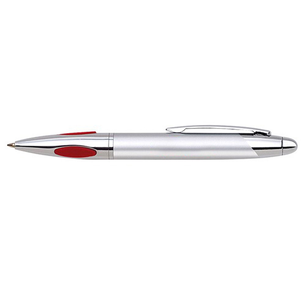 Personalized Twist Action Brass Ballpoint Pen Red