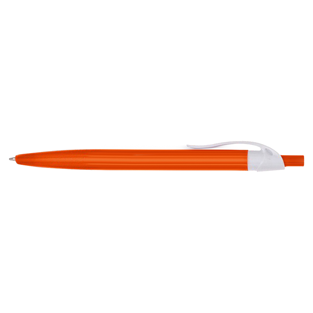 Promotional Retractable Oak Click Pen Orange