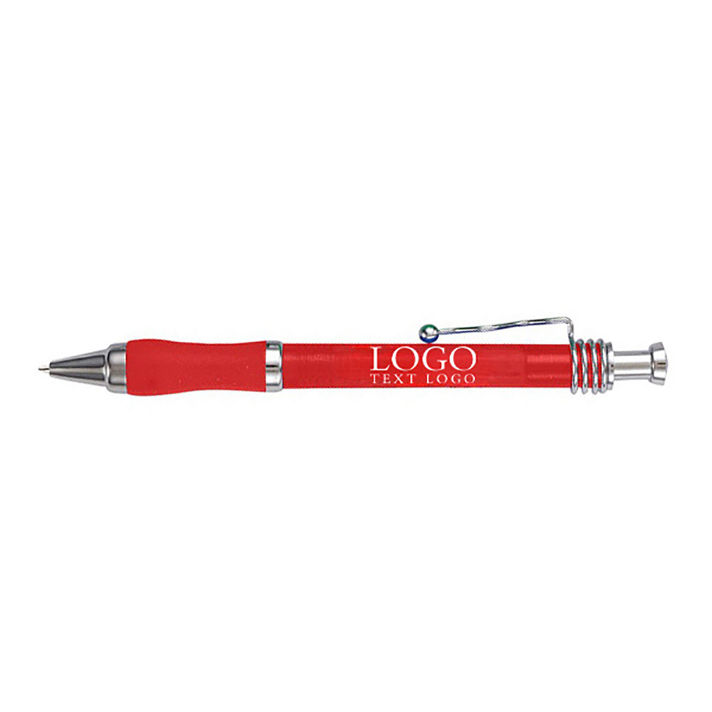 Red Custom Royal Plastic Pen with Logo