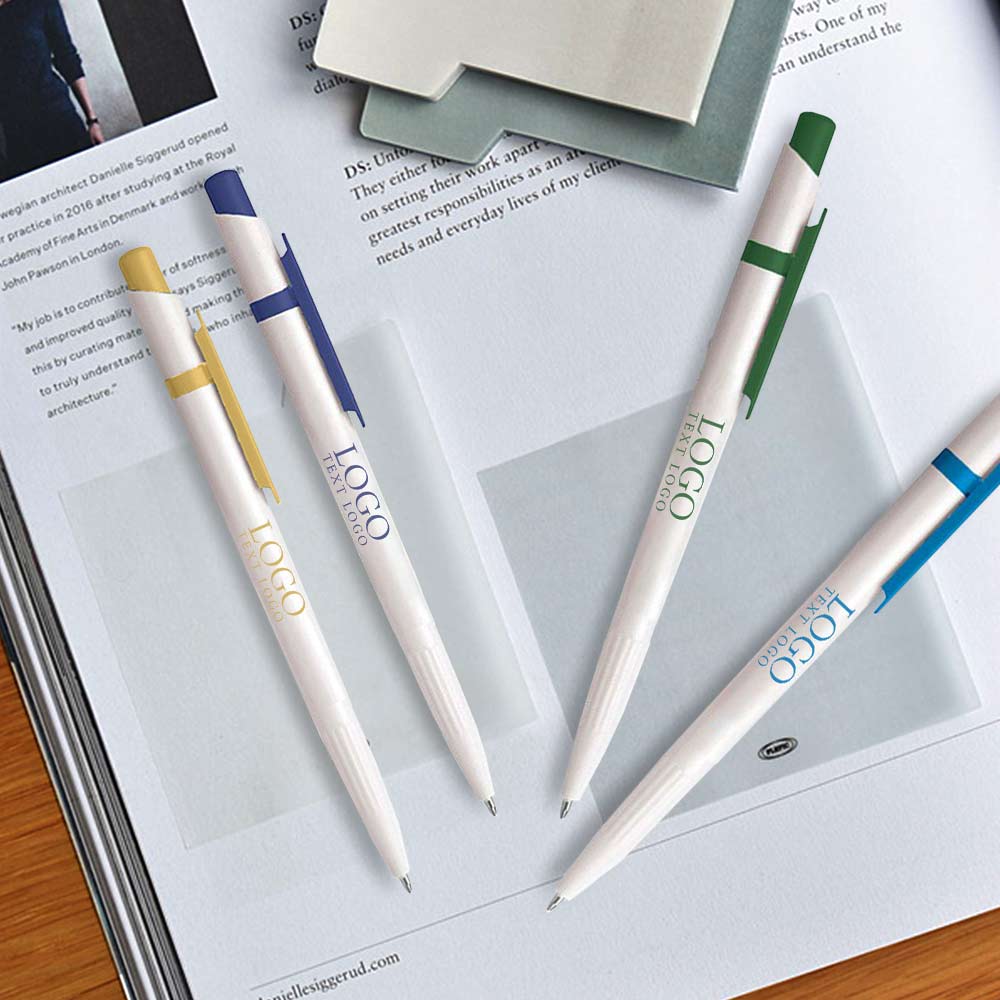 Retractable Economic Cedar Click Pens