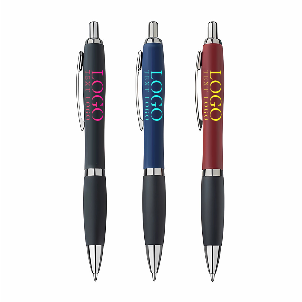 Satin Basset Full Color Click Custom Pens