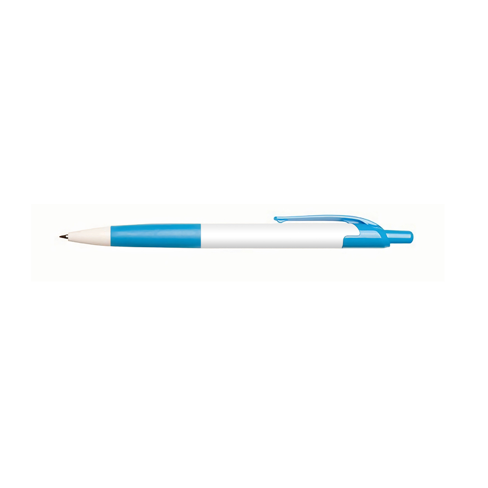 Sharon II Full Color Promotional Pens-Light Blue