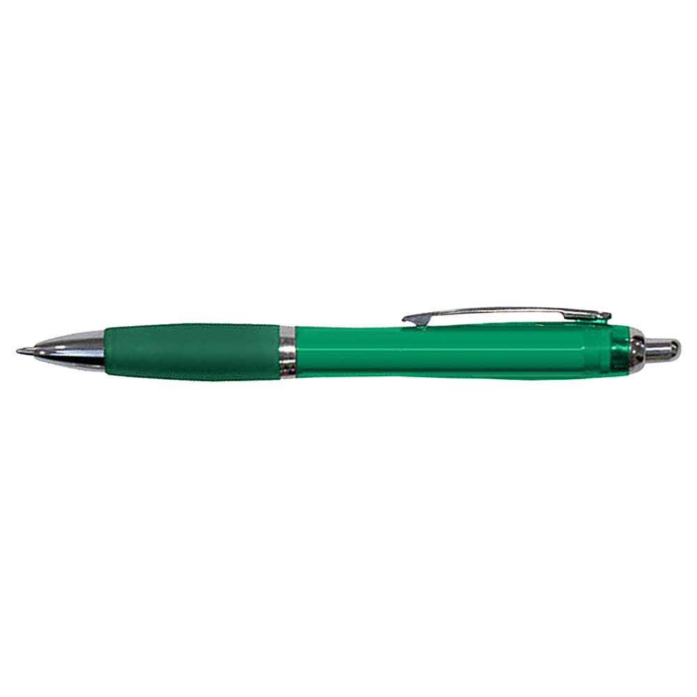 Translucent Green Retractable Basset Pen