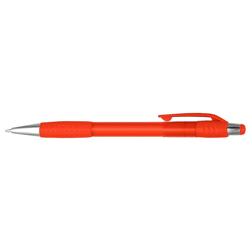 Translucent Orange Screamer Plastic Ballpoint Pen