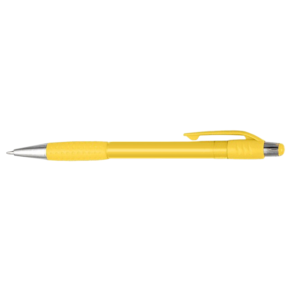 Translucent Yellow Screamer Plastic Ballpoint Pen