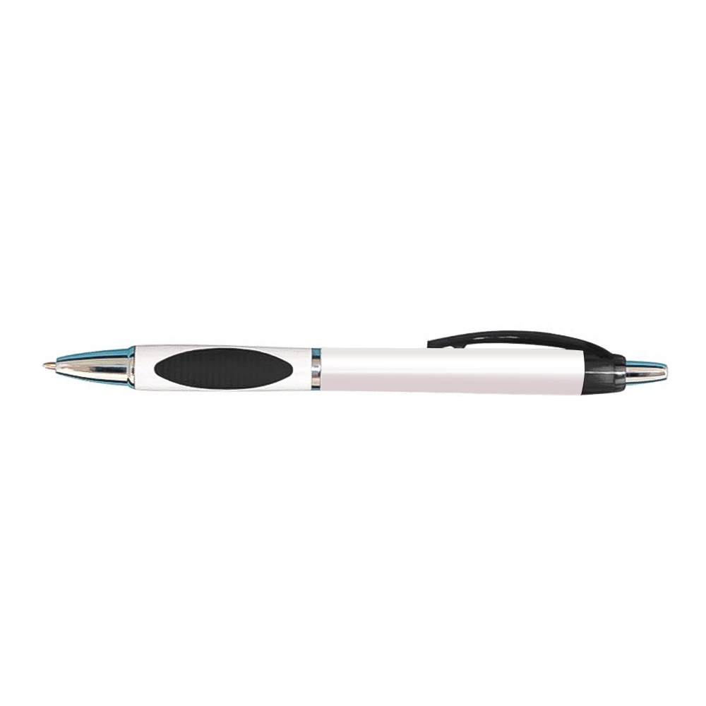 Custom Plastic Retractable Denya Pens - Black