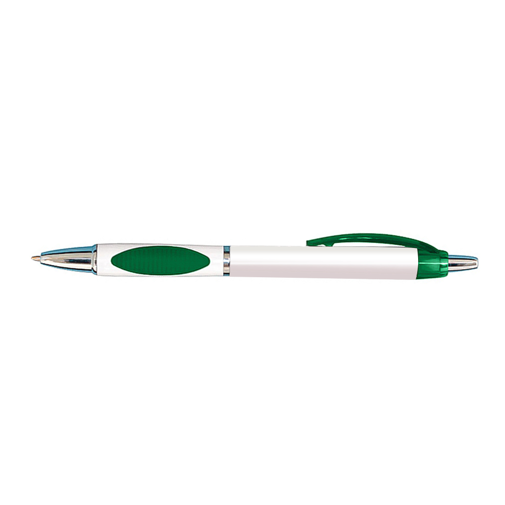 Custom Plastic Retractable Denya Pens - Green