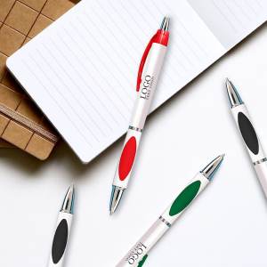 Customized Plastic Click White Denya Pens