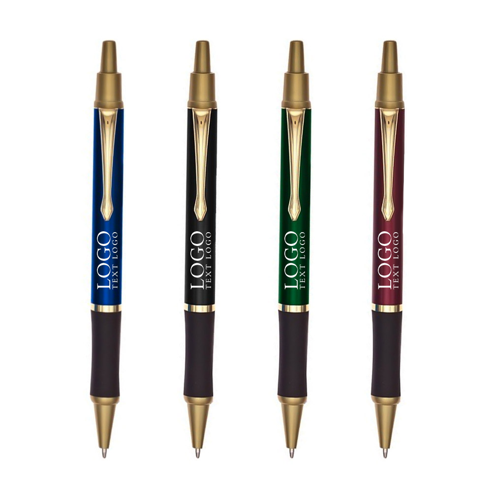 Personalized Gold Colored Click Action Pen