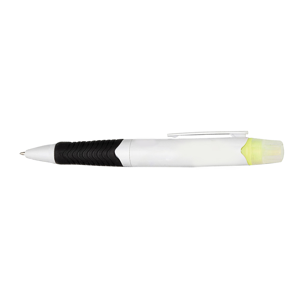 custom pen and yellow highlighter 