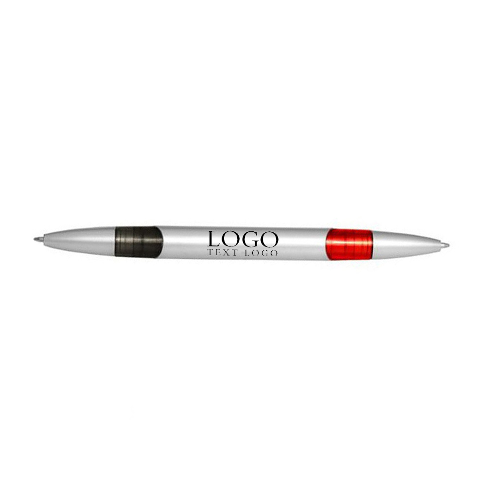 Black Custom Double-Ended Write Ballpoint Pen with Logo