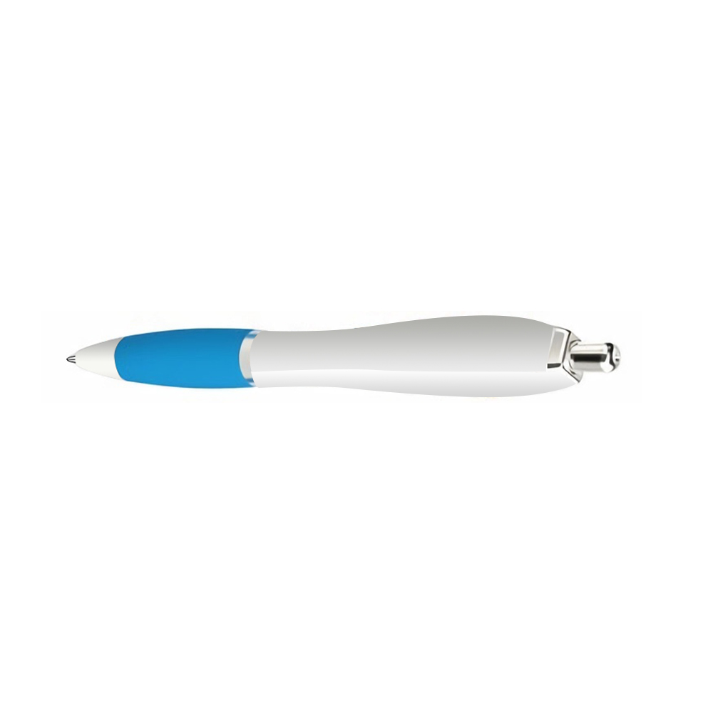 Custom Squared Basset Performance Pen--Light Blue