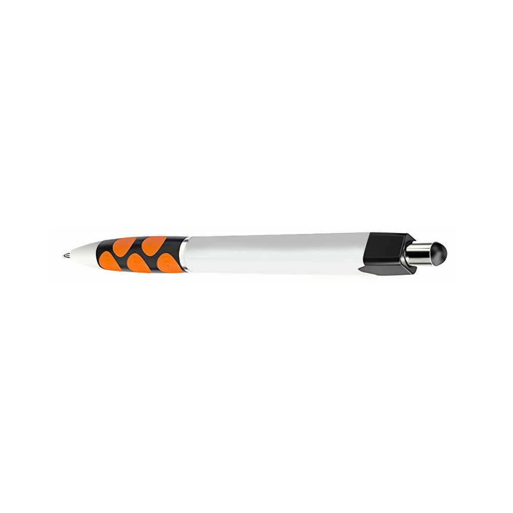 Custom Squared iMadeline Performance Pen with Stylus--Orange