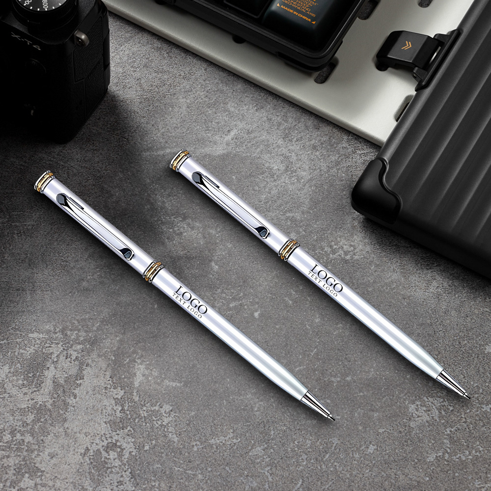 Metallic Color Barrel Twist Pen