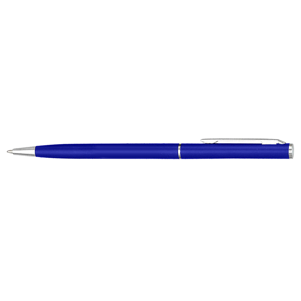 Custom Slim Twist Metal Pen - Blue