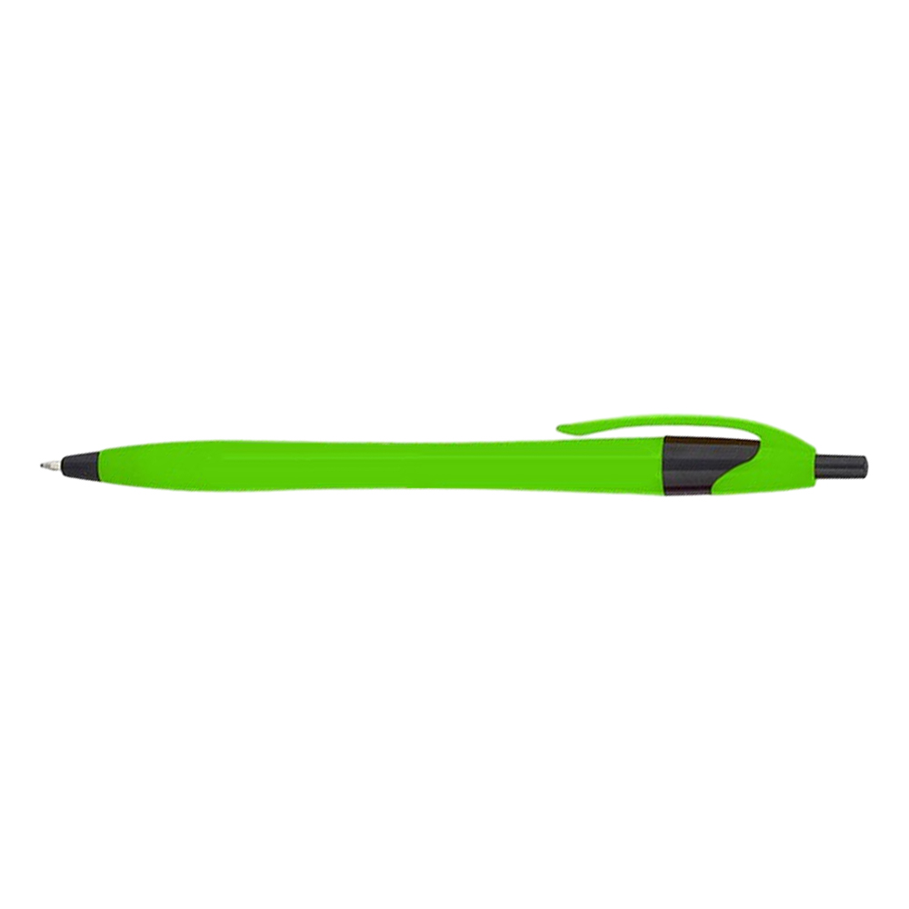 Custom Slimster Click Retractable Pen - Lime Green