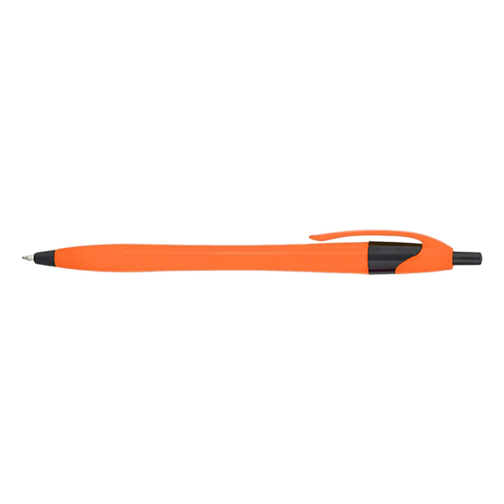 Custom Slimster Click Retractable Pen - Orange