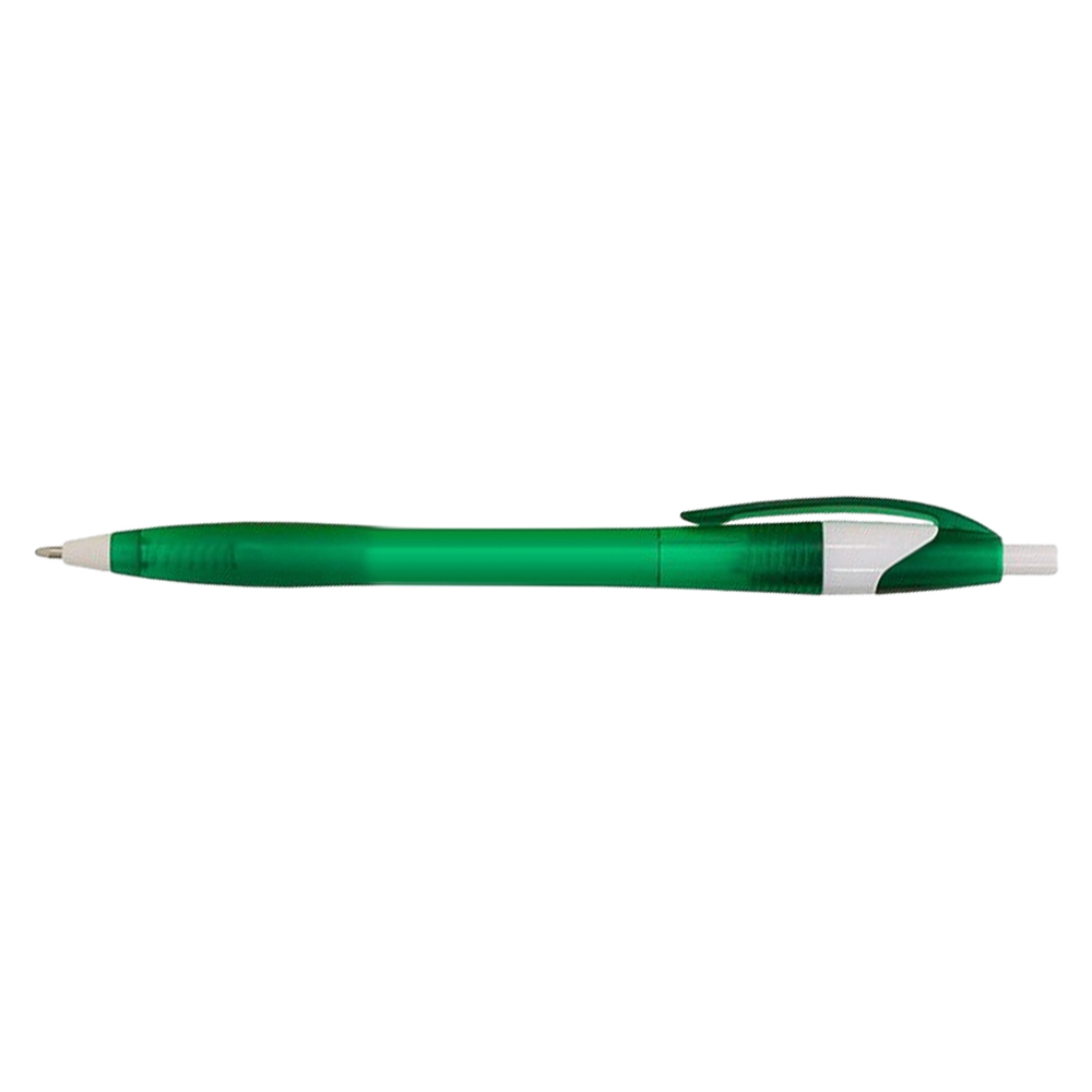 Customized Frosty Slimster Retractable Pen - FROSTED GREEN