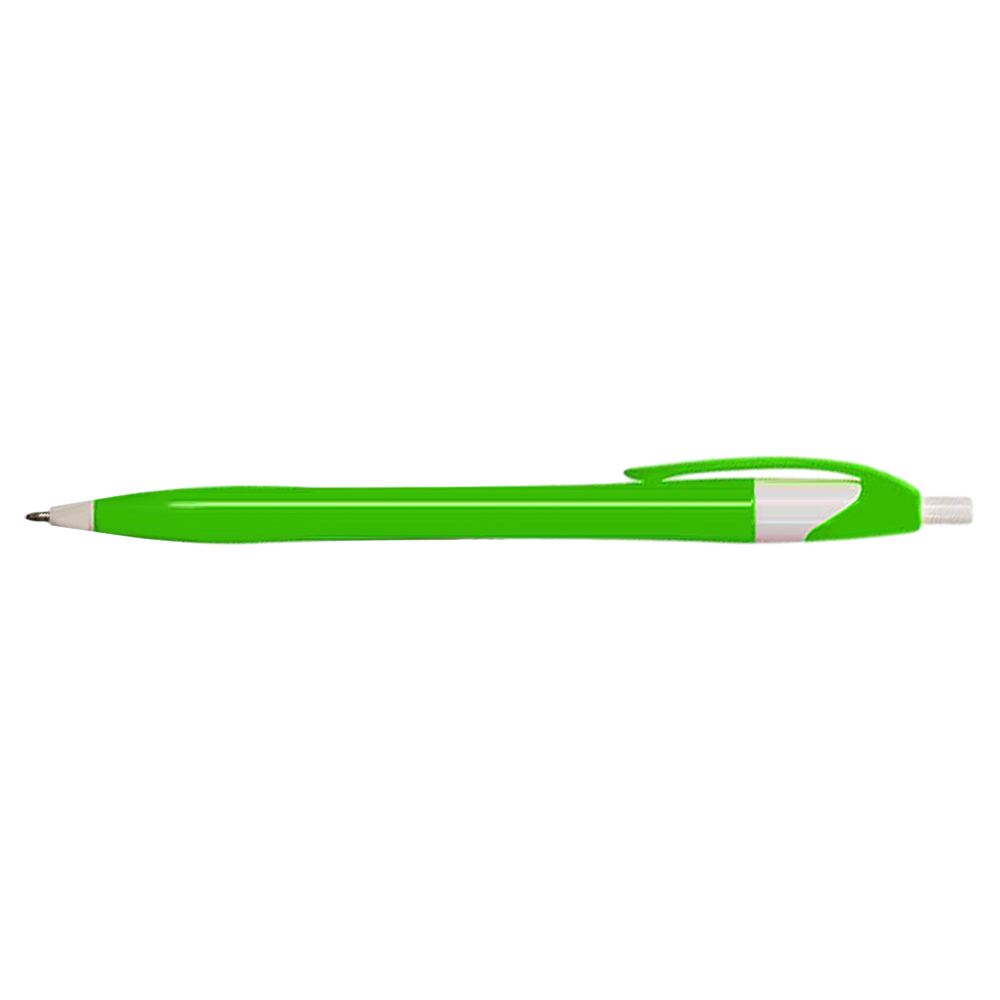 Full color Slimster Click Action Pen - Light Green