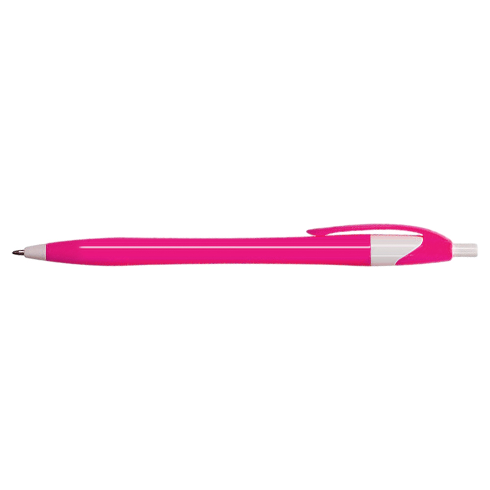 Full color Slimster Click Action Pen - Pink