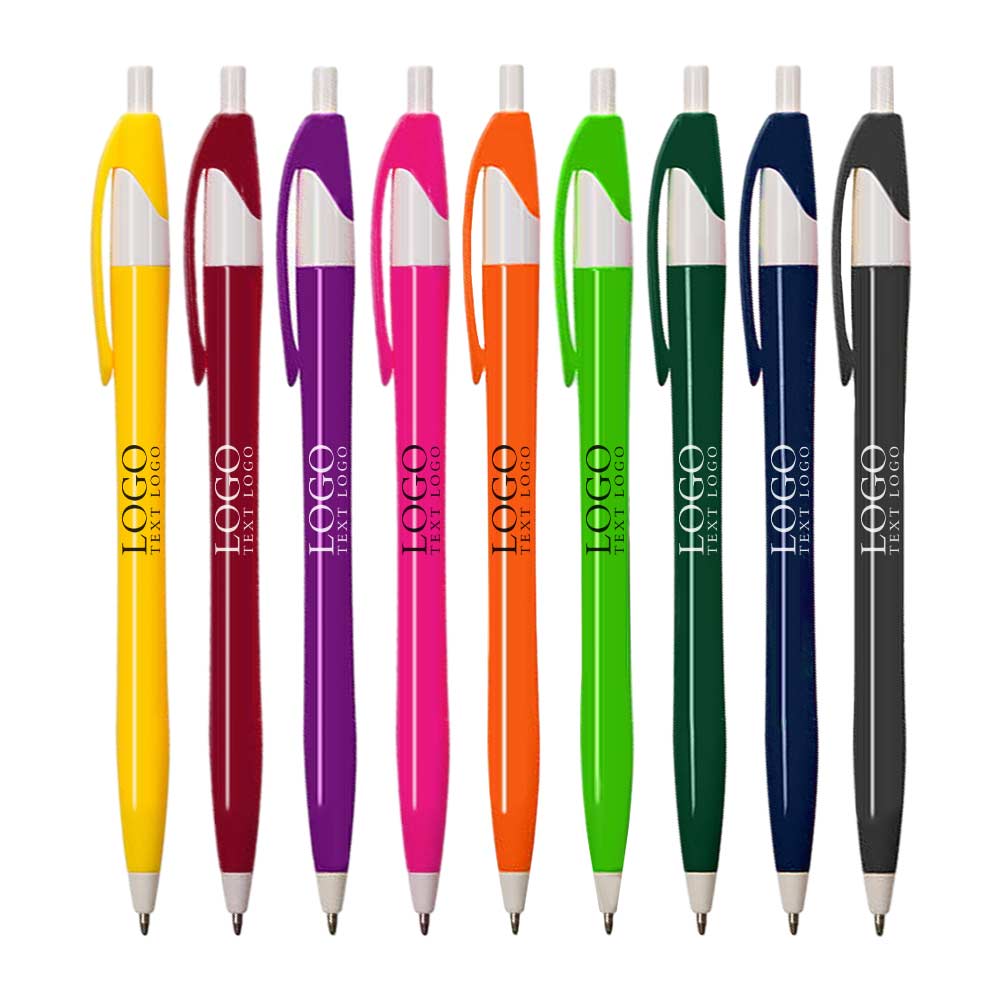 Full color Slimster Click Action Pen - all